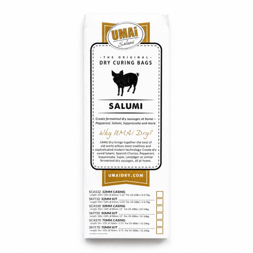Dry Sausage-kit, Pølseforingsrør til Charkuterie, 70 mm - Umai