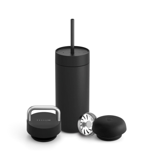 Termos, Carter 3 i 1 Sip System, Matt Black 16oz - Fellow