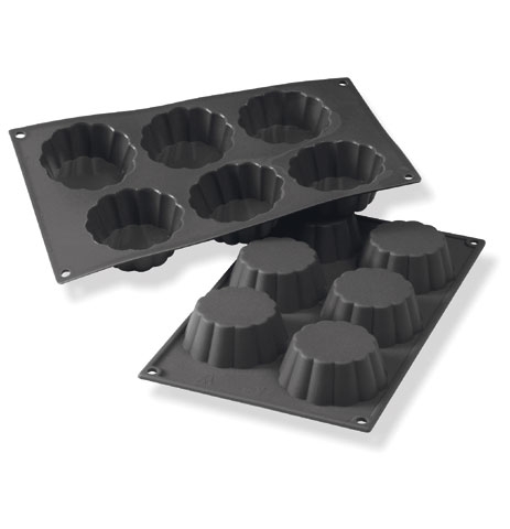 Silikonform SF035, Briochette, lav - Martellato