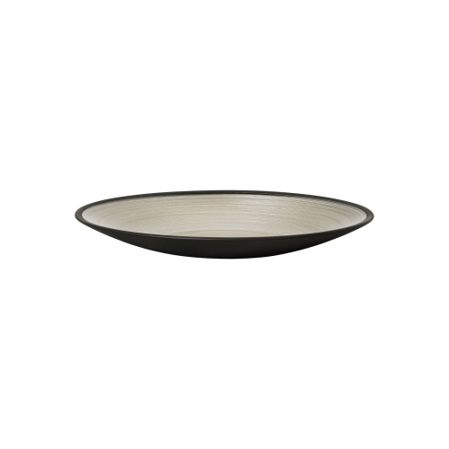 Serveringsfat i munnblåst glass, 25 cm, svart - Rosenthal