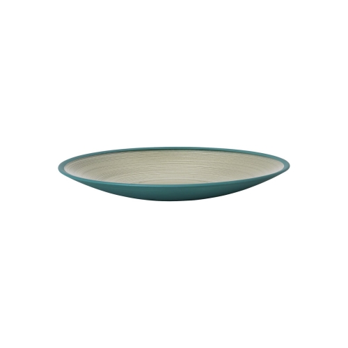 Serveringsfat i munnblåst glass, 25 cm, grønn - Rosenthal