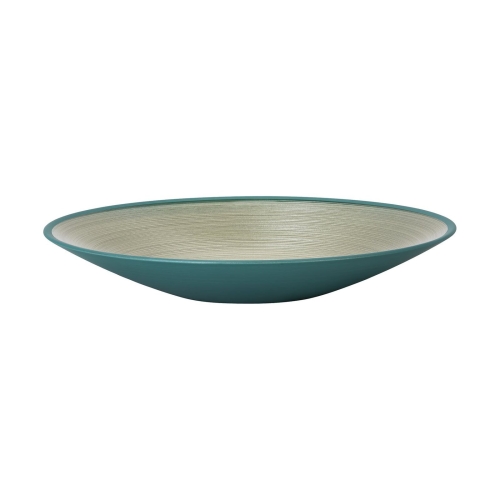 Serveringsfat i munnblåst glass, 31 cm, grønn - Rosenthal