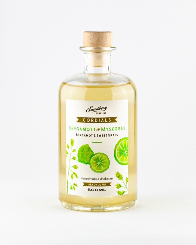 Cordials, Bergamot & Moskusgress - Sandberg Drinks Lab