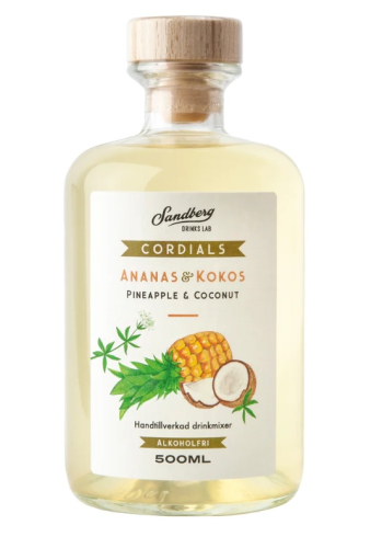 Cordials, ananas & kokos - Sandberg Drinks Lab