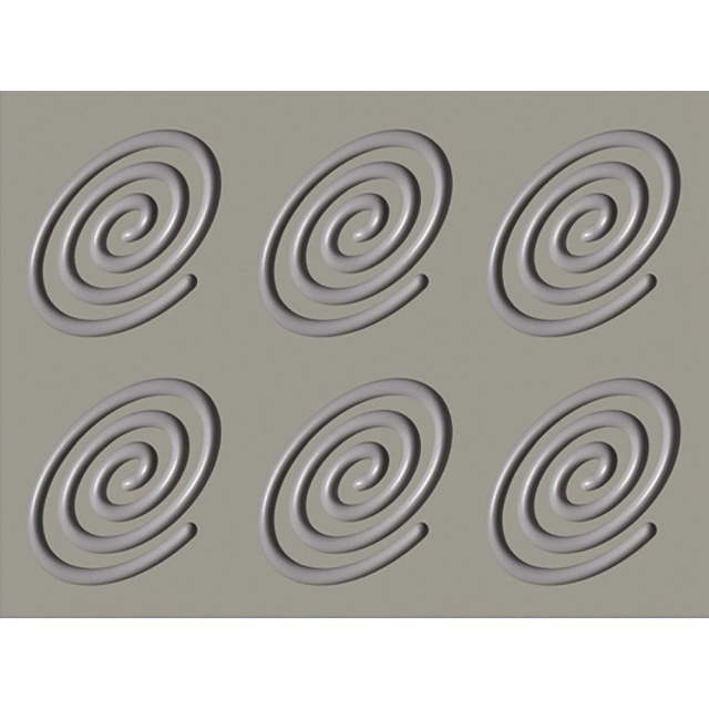 Silikonform, Oval spiral, Gourmand - Pavoni