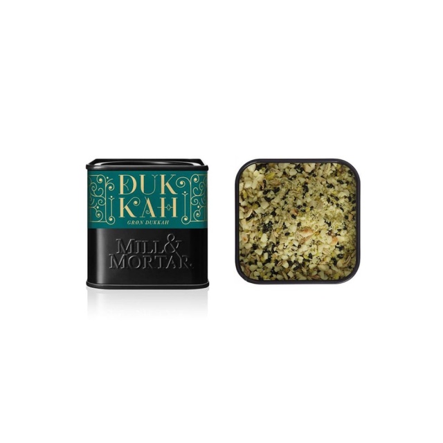 Grønn Dukkah, økologisk, 75 gram - Mill & Mortar
