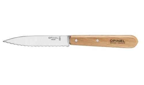 Tagget kniv 10 cm, flere farger - Opinel