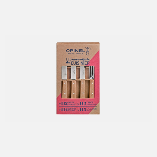 Knivsett med fire deler, Nature, Essentials - Opinel