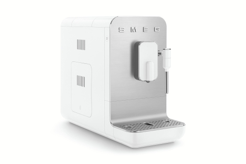 Helautomatisk espressomaskin med dampinnsats, Hvit - Smeg