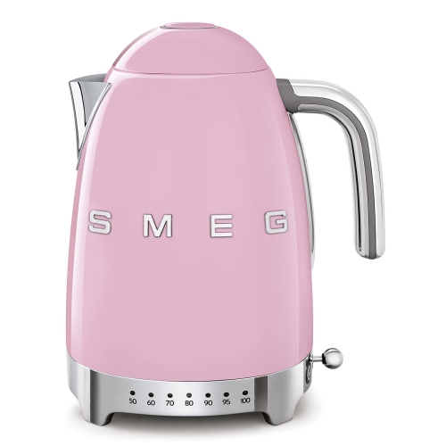 Vannkoker med temperaturinnstilling, Rosa - Smeg