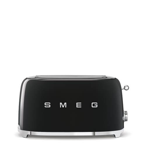 Brødrister, 4 plater, Lange rom, Svart - Smeg