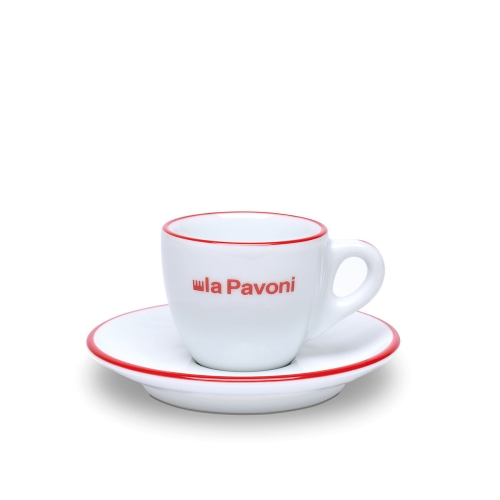 Espressokopper med fat, 6-pakning - La Pavoni