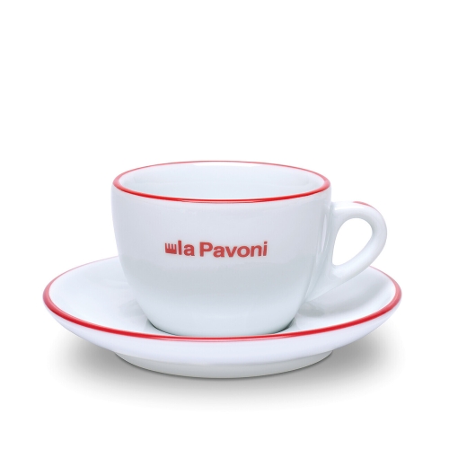 Cappuccinokopper med fat, 6-pakning - La Pavoni