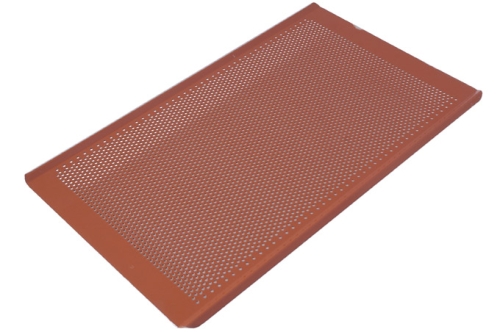 Perforert aluminiumsplate, GN 1/1, belagt med silikonbelagt non-stick gummi - Runex