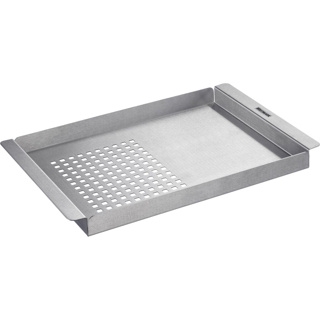 Grillplate i rustfritt stål 2 i 1, 34 x 23 cm - Westmark
