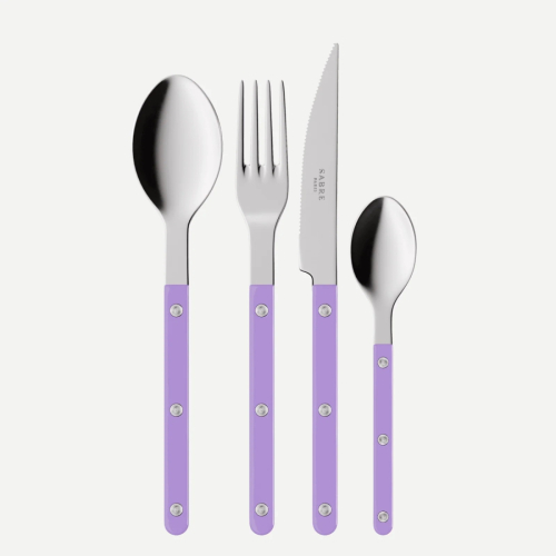 Bestikksett, 24 deler, Bistrot, Mauve - Sabre Paris