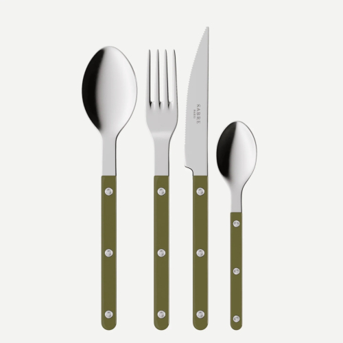 Bestikksett, 24 deler, Bistrot, Green fern - Sabre Paris