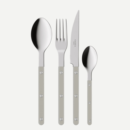 Bestikksett, 24 deler, Bistrot, Grey - Sabre Paris