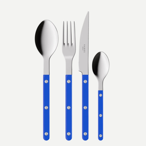 Bestikksett, 4 deler, Bistrot, Lapis blue - Sabre Paris