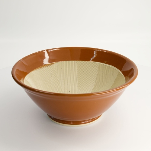 Japansk morter, Suribachi, brun 27 cm