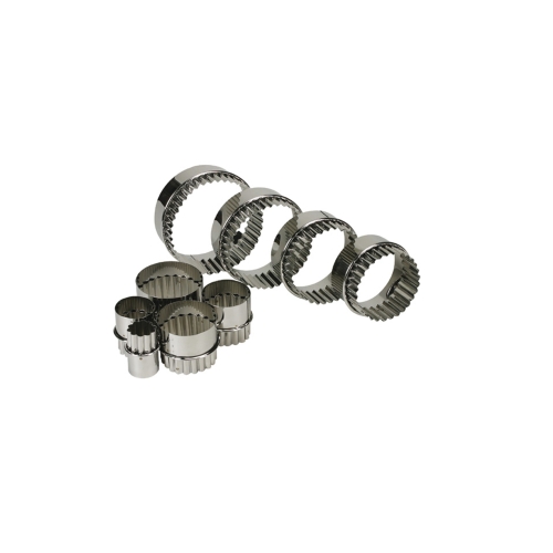 Dobbeltsidige utstikkere, glatte og bølgete, sett med 9 deler - Schneider