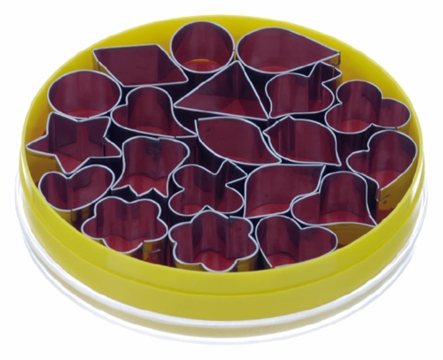 Små utstikkere, blandede former, sett med 20 deler - Schneider