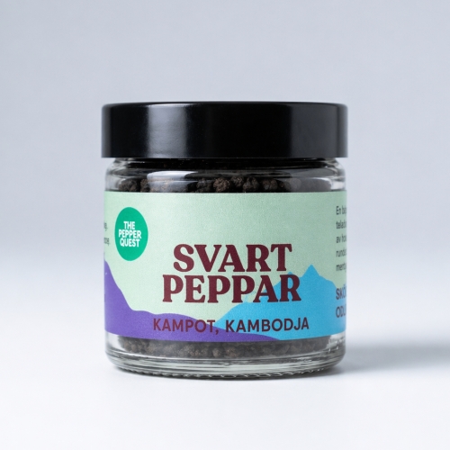 Pepper, Sort Kampot, 40 g - The Pepper Quest