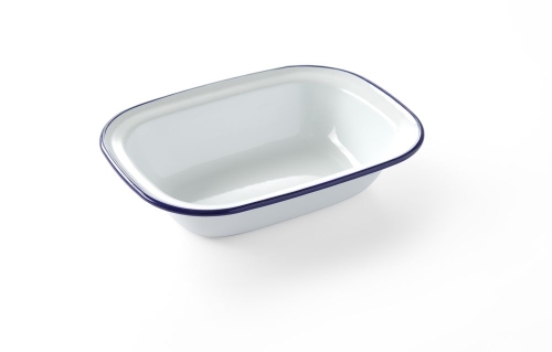 Emaljert skål, 21,5 x 16 cm - Hendi