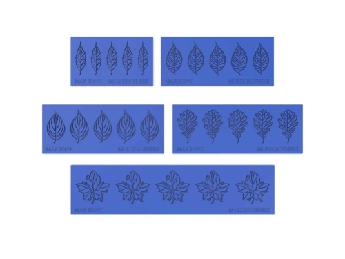 Silikonform, Autumn Tuille Set - Moldbrothers