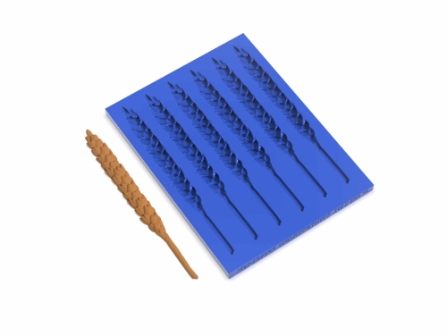 Silikonform, Realistic Grain Tuille Mold - Moldbrothers