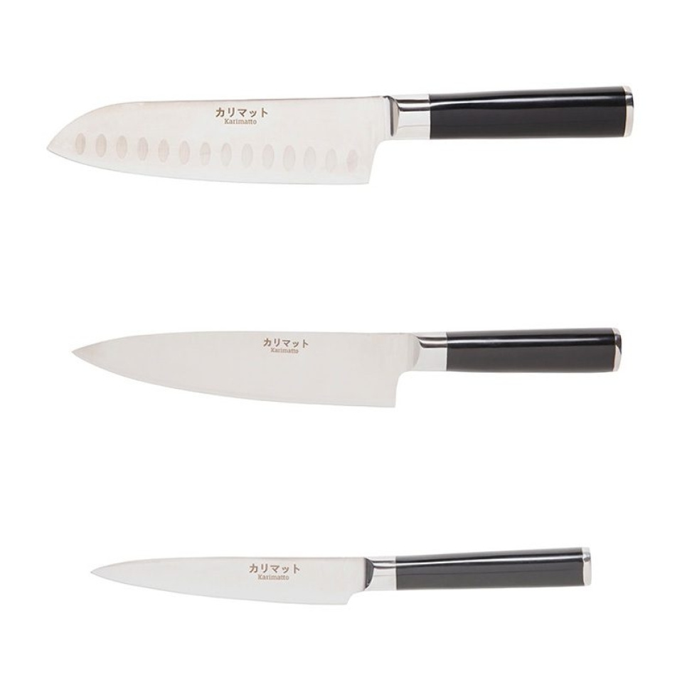 Knivsett, tre deler - Karimatto i gruppen Matlaging / Kjøkkenkniver / Knivsett hos The Kitchen Lab (1317-26956)
