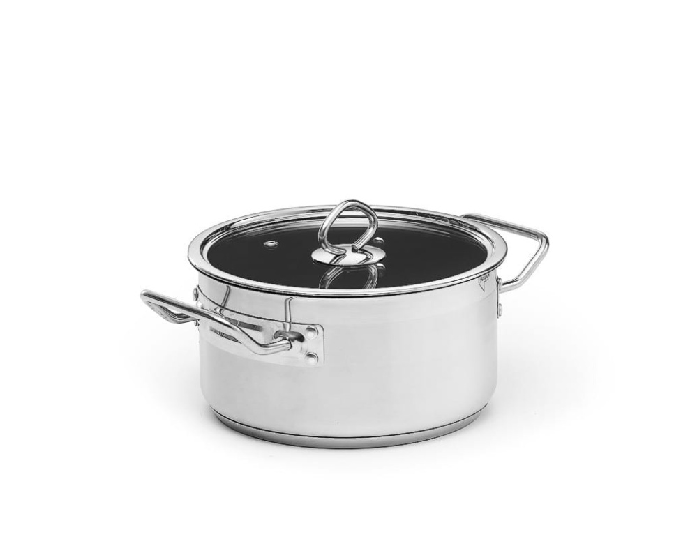 Belagt gryte i rustfritt stål, med lokk - Patina i gruppen Matlaging / Panner og Gryter / Gryter hos The Kitchen Lab (1069-17449)