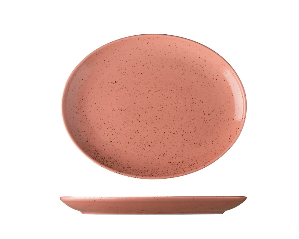 Oval tallerken, 28 cm, Lifestyle Terracotta - Lilien i gruppen Borddekking / Tallerkener, Skåler & Fat / Tallerken hos The Kitchen Lab (1069-20429)