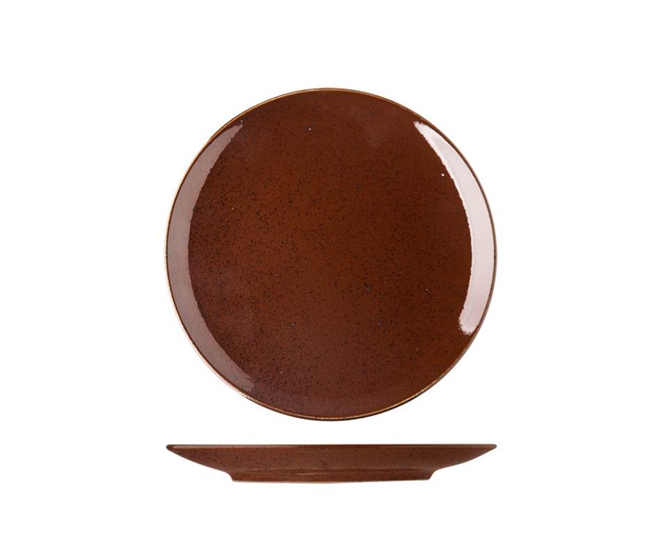 Flat tallerken, 21 cm, Lifestyle Cacao - Lilien i gruppen Borddekking / Tallerkener, Skåler & Fat / Tallerken hos The Kitchen Lab (1069-20438)