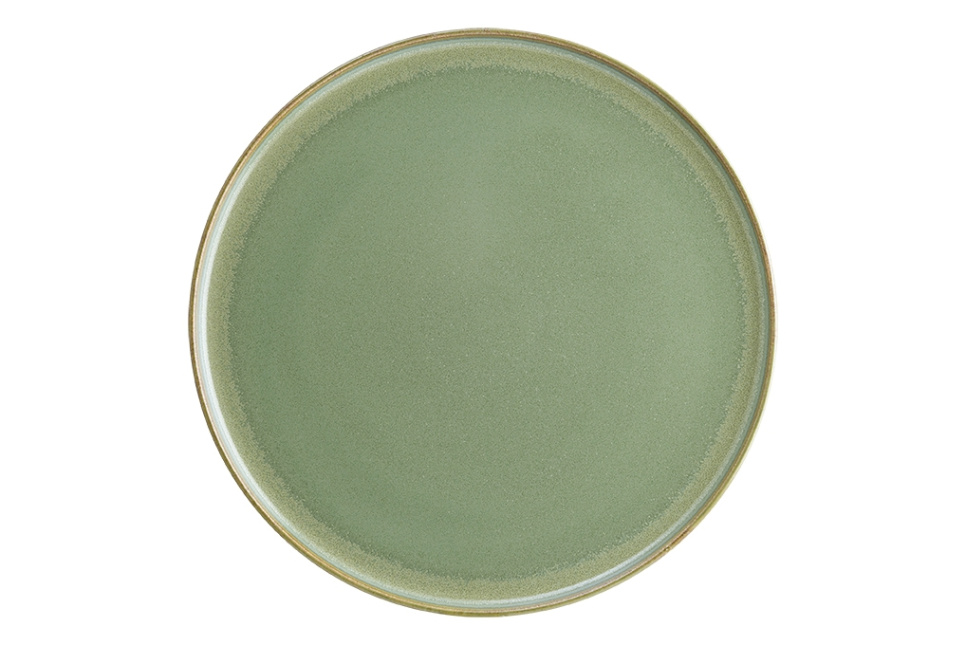 Hygge Tallerken, flat D28cm, Sage - Bonna