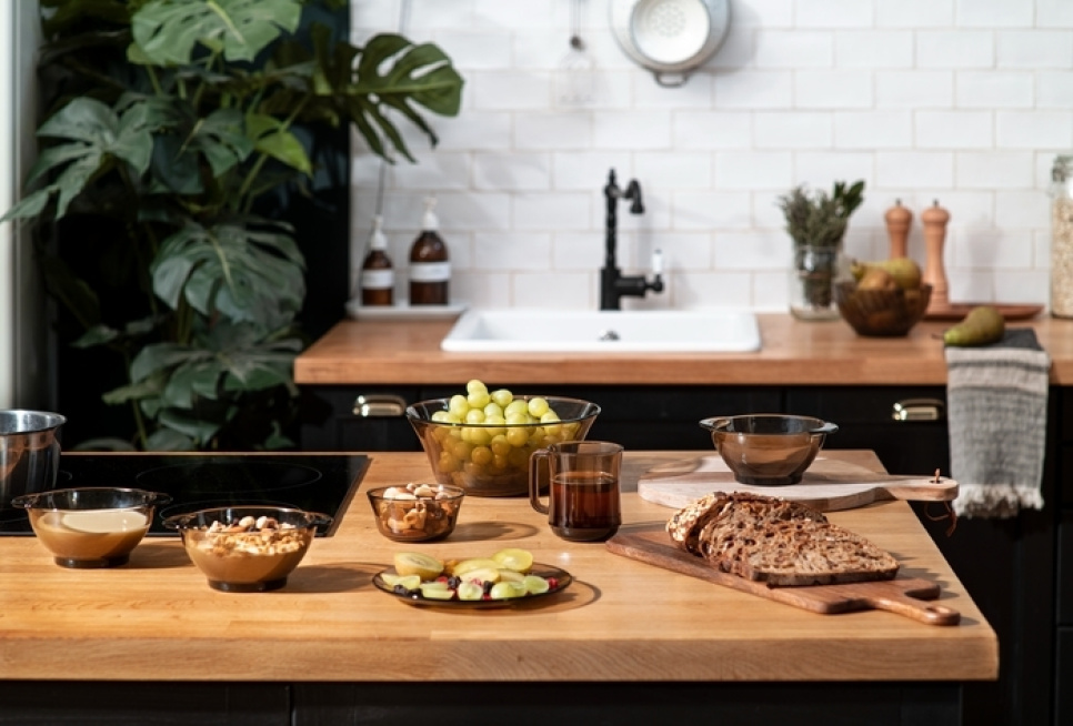 Tallerken 19 cm, lys sepia - Duralex