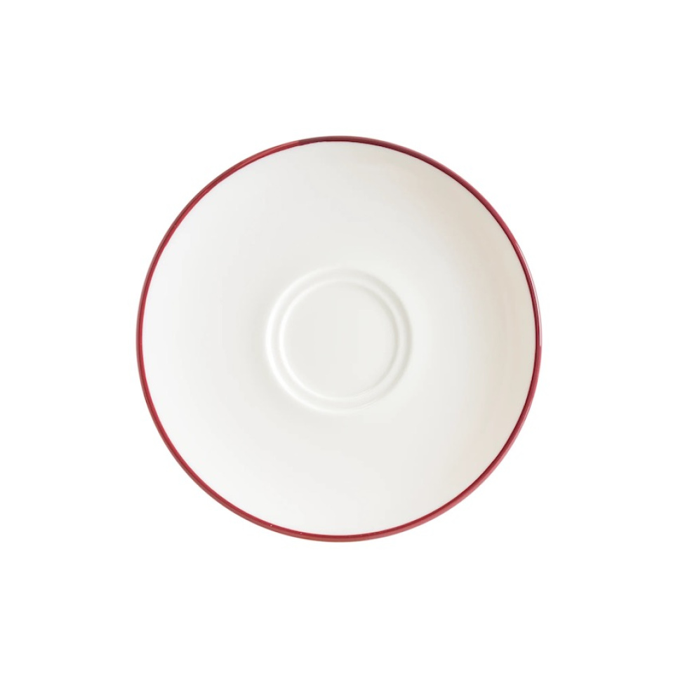 Kaffetallerken 16 cm, Gourmet Linea Burgundy - Bonna i gruppen Te og kaffe / Kaffetilbehør / Kaffefat hos The Kitchen Lab (1069-31853)