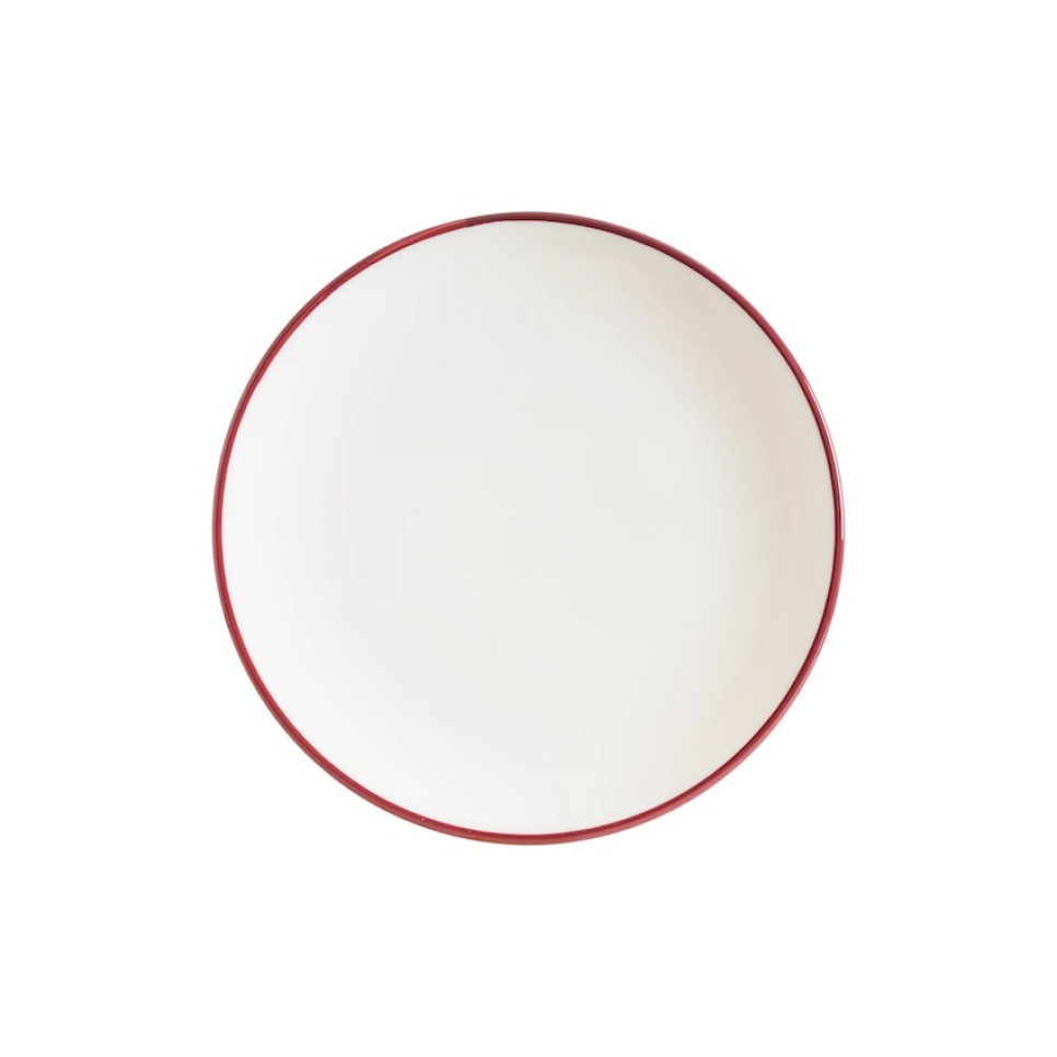 Tallerken 21 cm, Gourmet Linea Burgundy - Bonna i gruppen Borddekking / Tallerkener, Skåler & Fat / Tallerken hos The Kitchen Lab (1069-31857)