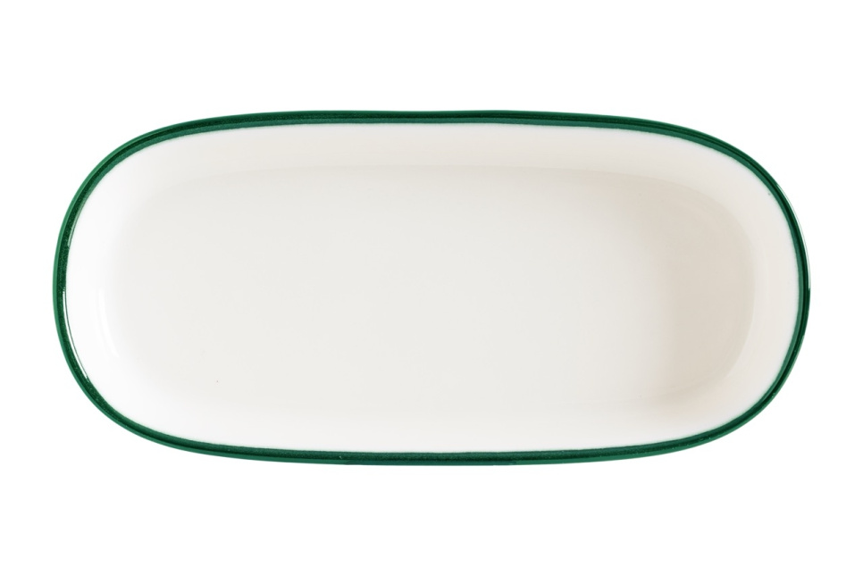 Fat 15 x 8,5 cm, Gourmet Linea Green - Bonna i gruppen Borddekking / Tallerkener, Skåler & Fat / Fat hos The Kitchen Lab (1069-34982)