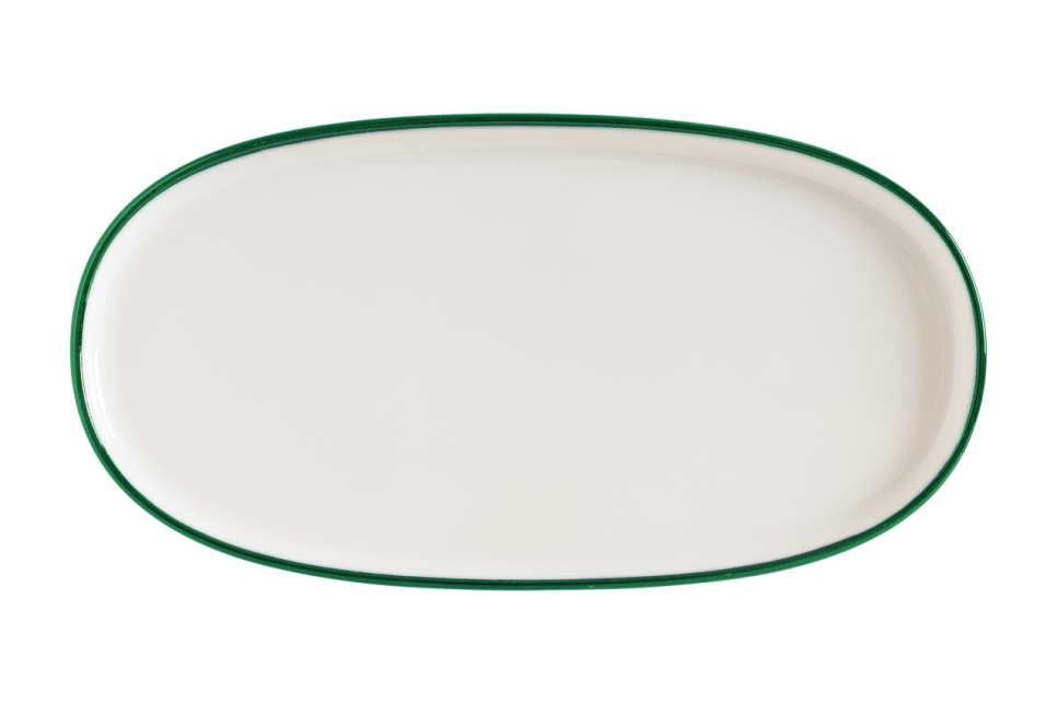 Fat 24 x 11 cm, Gourmet Linea Green - Bonna i gruppen Borddekking / Tallerkener, Skåler & Fat / Fat hos The Kitchen Lab (1069-34987)