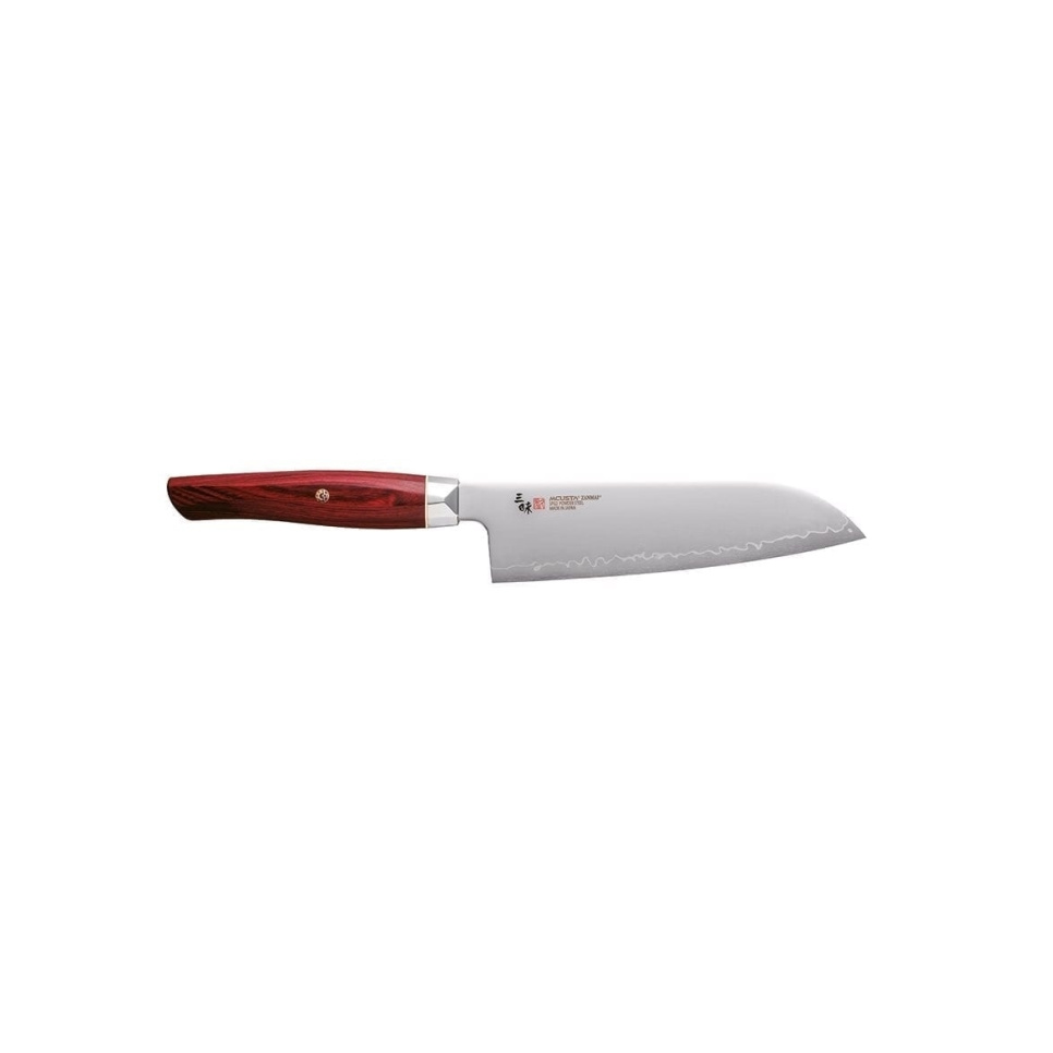 Santoku, 18cm, Revolution Red - Mcusta/Zanmai i gruppen Matlaging / Kjøkkenkniver / Santokukniv hos The Kitchen Lab (1070-17348)