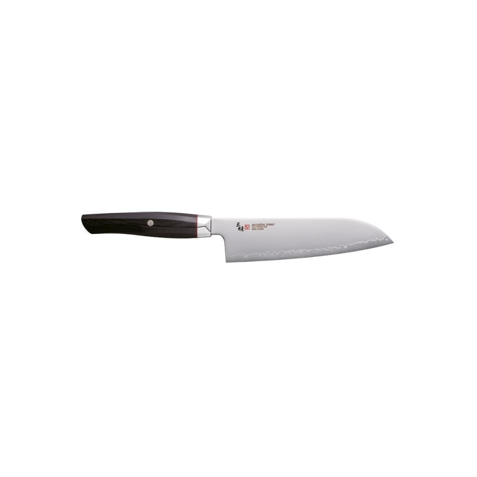 Santoku, 18cm, Revolution Black - Mcusta/Zanmai i gruppen Matlaging / Kjøkkenkniver / Santokukniv hos The Kitchen Lab (1070-17351)