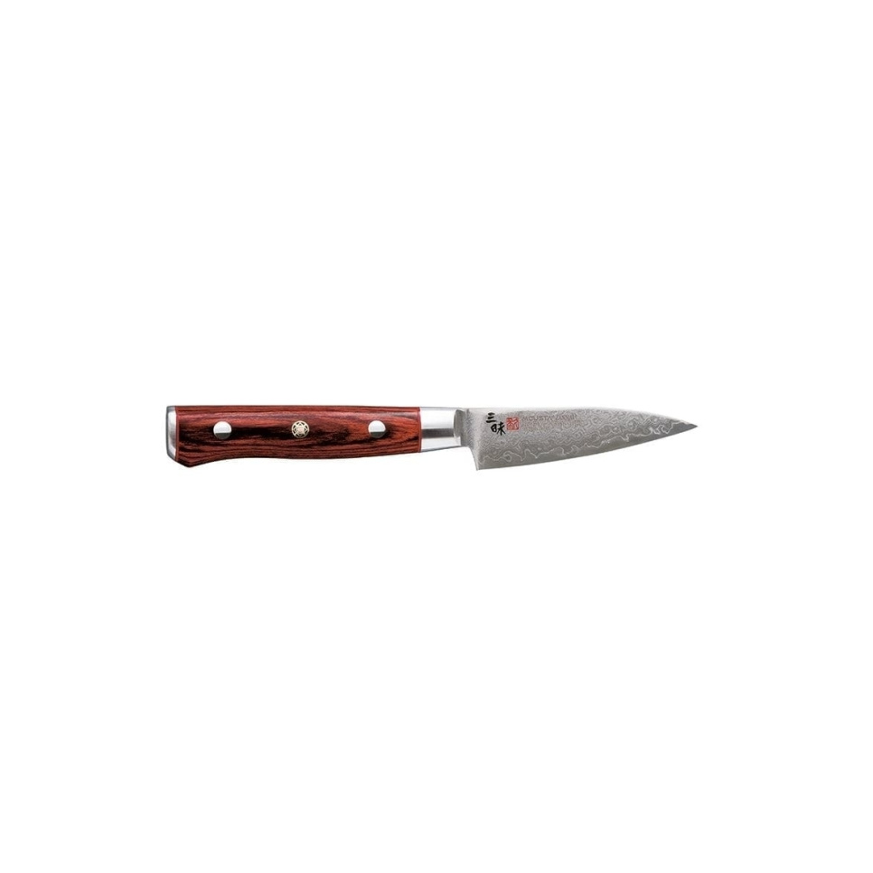 Petty, 9cm, Flame Damaskus - Mcusta/Zanmai i gruppen Matlaging / Kjøkkenkniver / Allsidige kniver hos The Kitchen Lab (1070-17357)