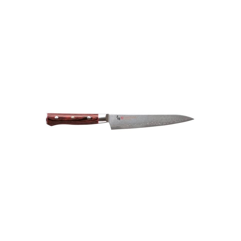Petty, 15cm, Flame Damaskus - Mcusta/Zanmai i gruppen Matlaging / Kjøkkenkniver / Allsidige kniver hos The Kitchen Lab (1070-17358)