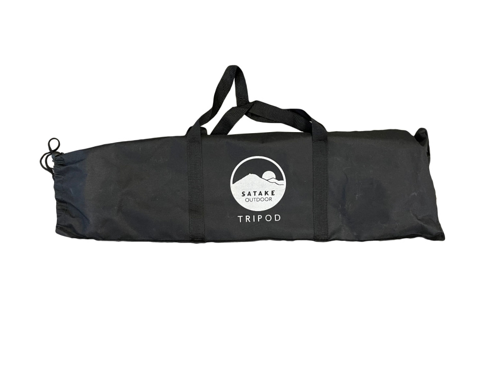 Tri-Pod, 4 kjeder, kroker og canvas bag, XL - Satake