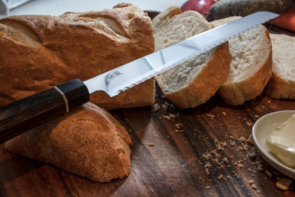 Brødkniv, 22cm, GinIro - Satake