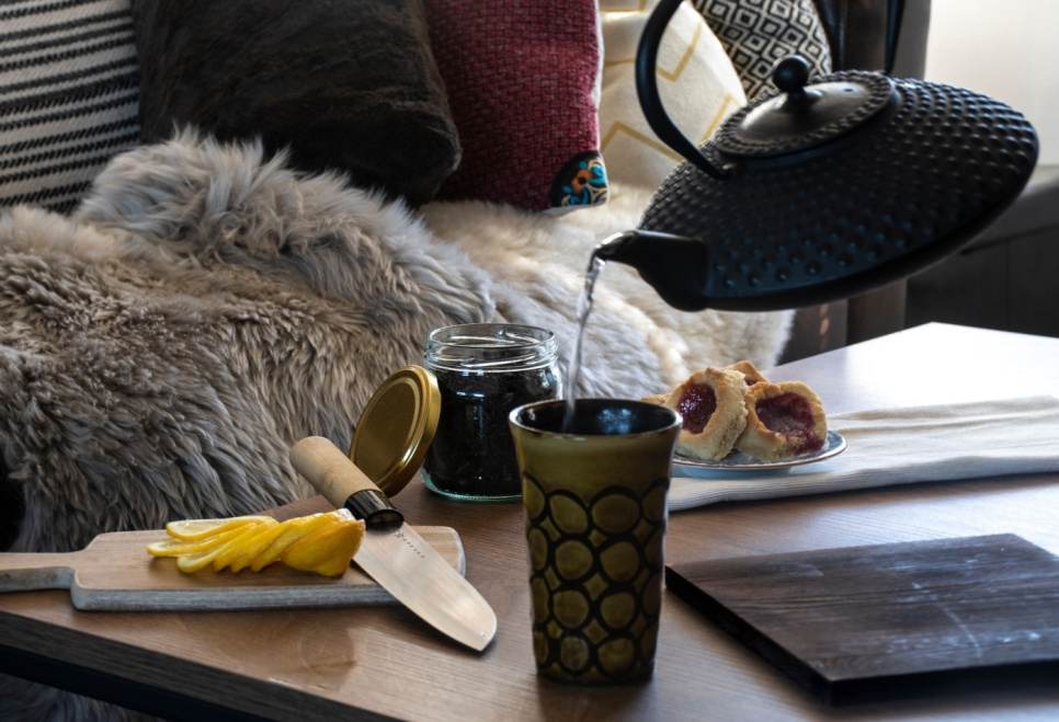 Japansk tekanne i støpejern - Satake