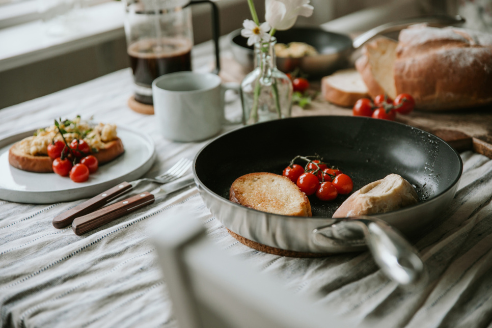 Stekepanne med belegg, Mathias Dahlgren - Culimat - 28 cm + 20 cm