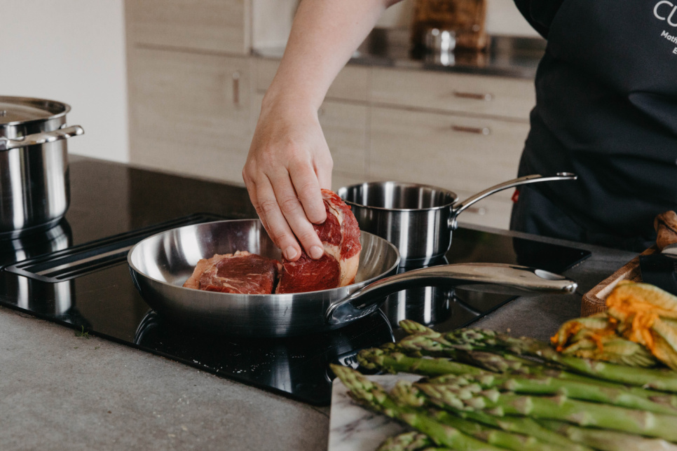  Rustfri stekepanne, Mathias Dahlgren - Culimat - 28 cm + 20 cm