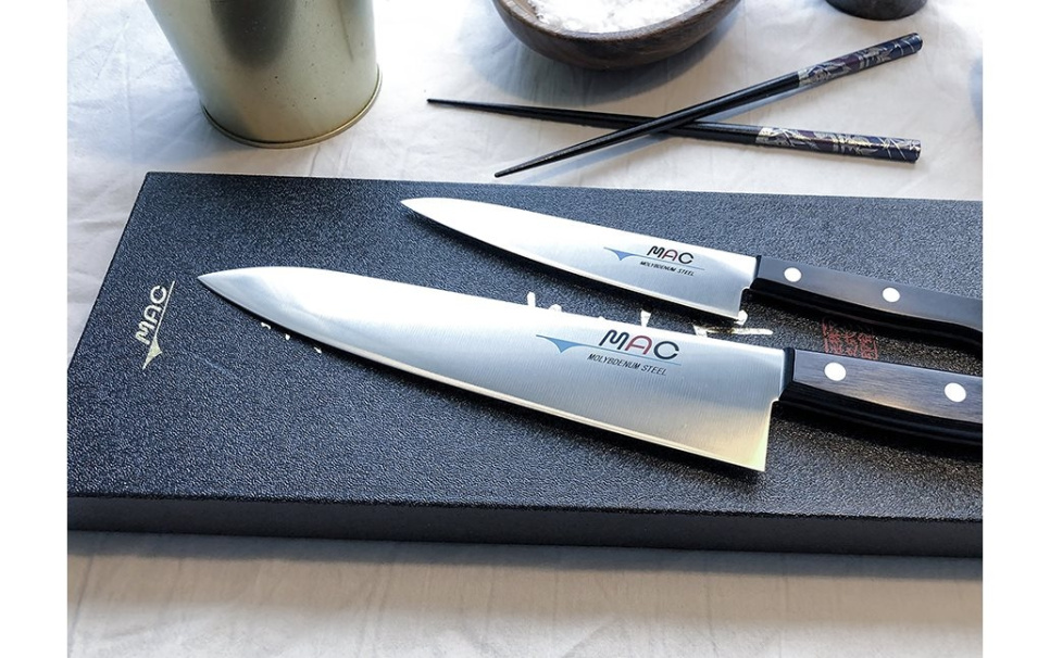 Knivsett, to kniver i gaveeske, Chef - MAC Knivsett, to kniver i gaveeske, Chef - MAC